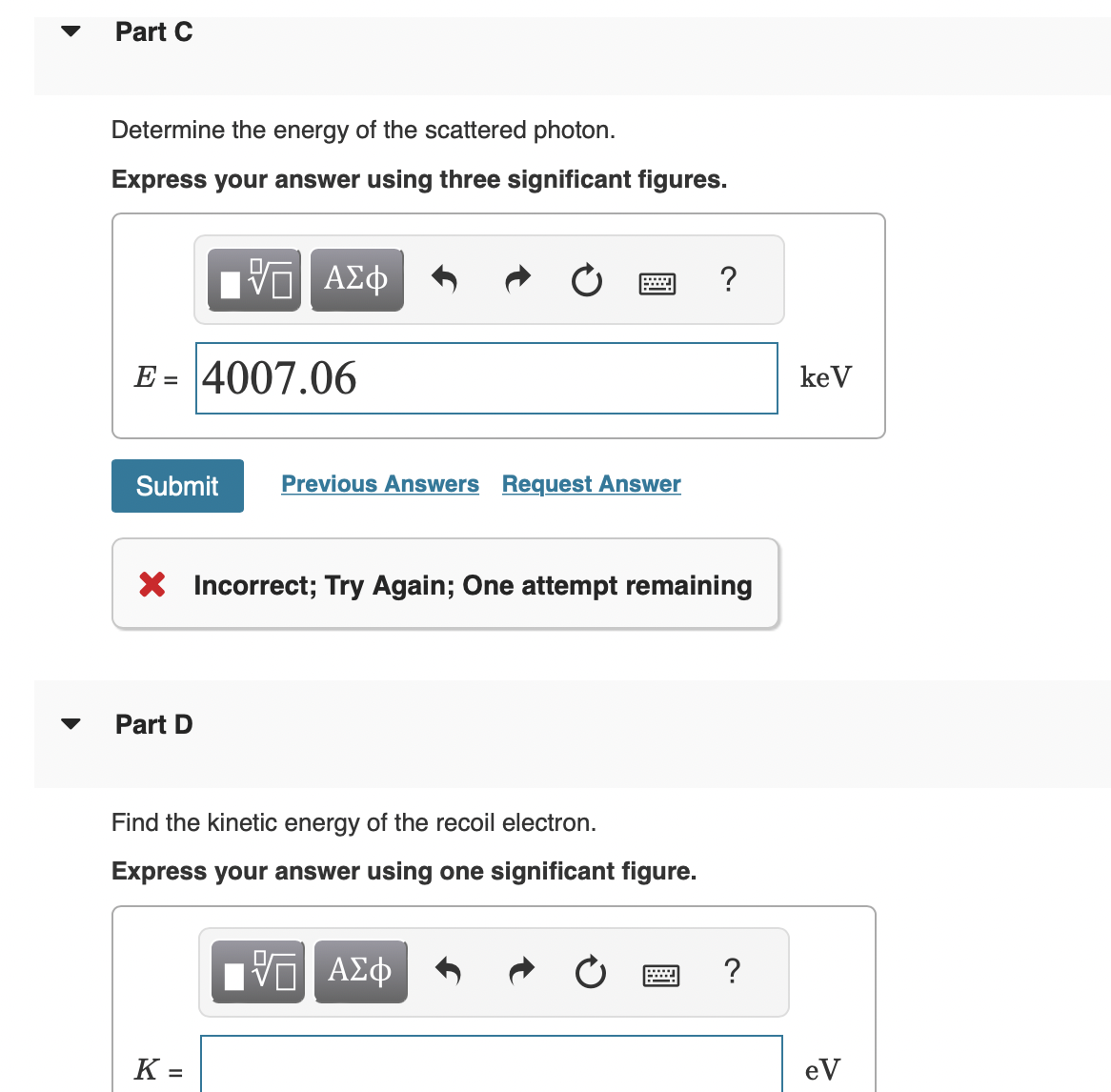 Solved I Would Truly Appreciate Help In Solving Part C And D | Chegg.com