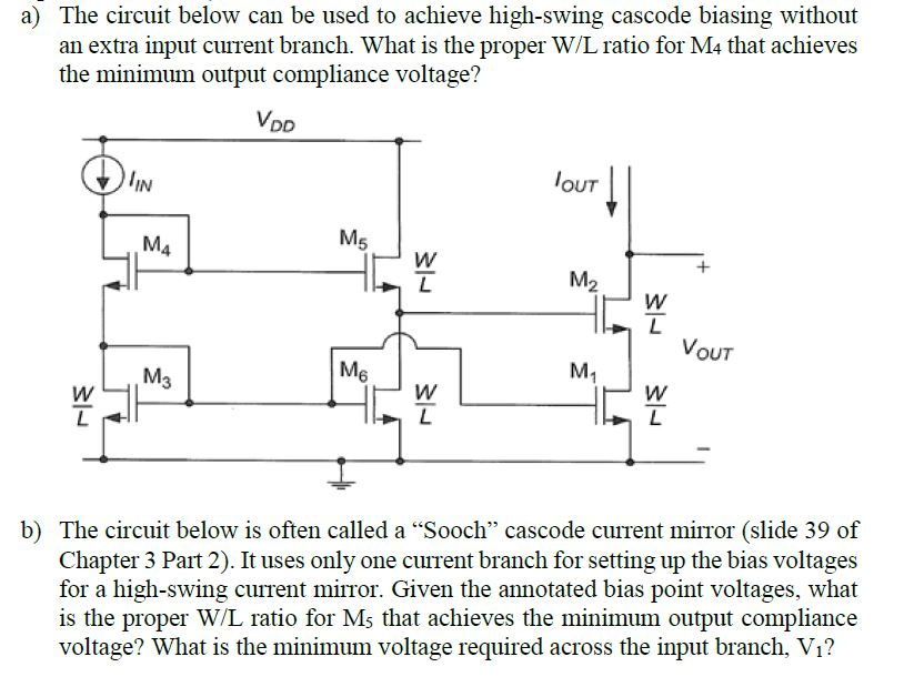 a) The circuit below can be used to achieve | Chegg.com