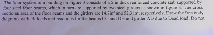 Solved The floor system of a building on Figure 3 consists | Chegg.com