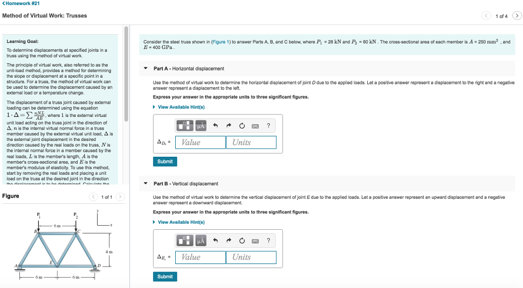 Solved Part C Change in temperature Determine the vertical | Chegg.com