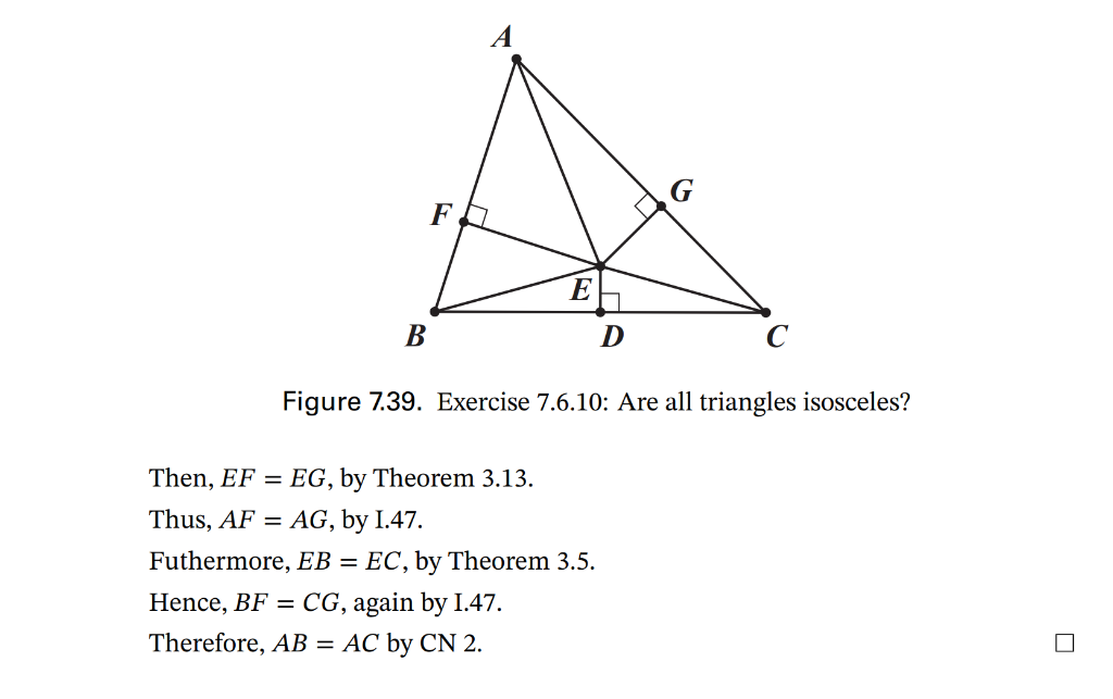 Solved 10. Find the error in the following “proof” of this | Chegg.com