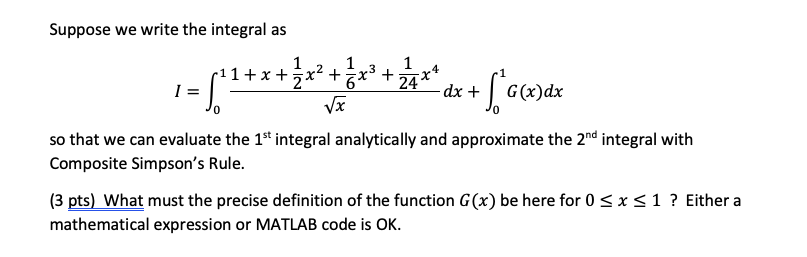 Solved What must the precise definition of the function | Chegg.com
