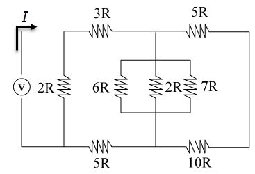 Solved A current of I = 2.4 A passes through the | Chegg.com