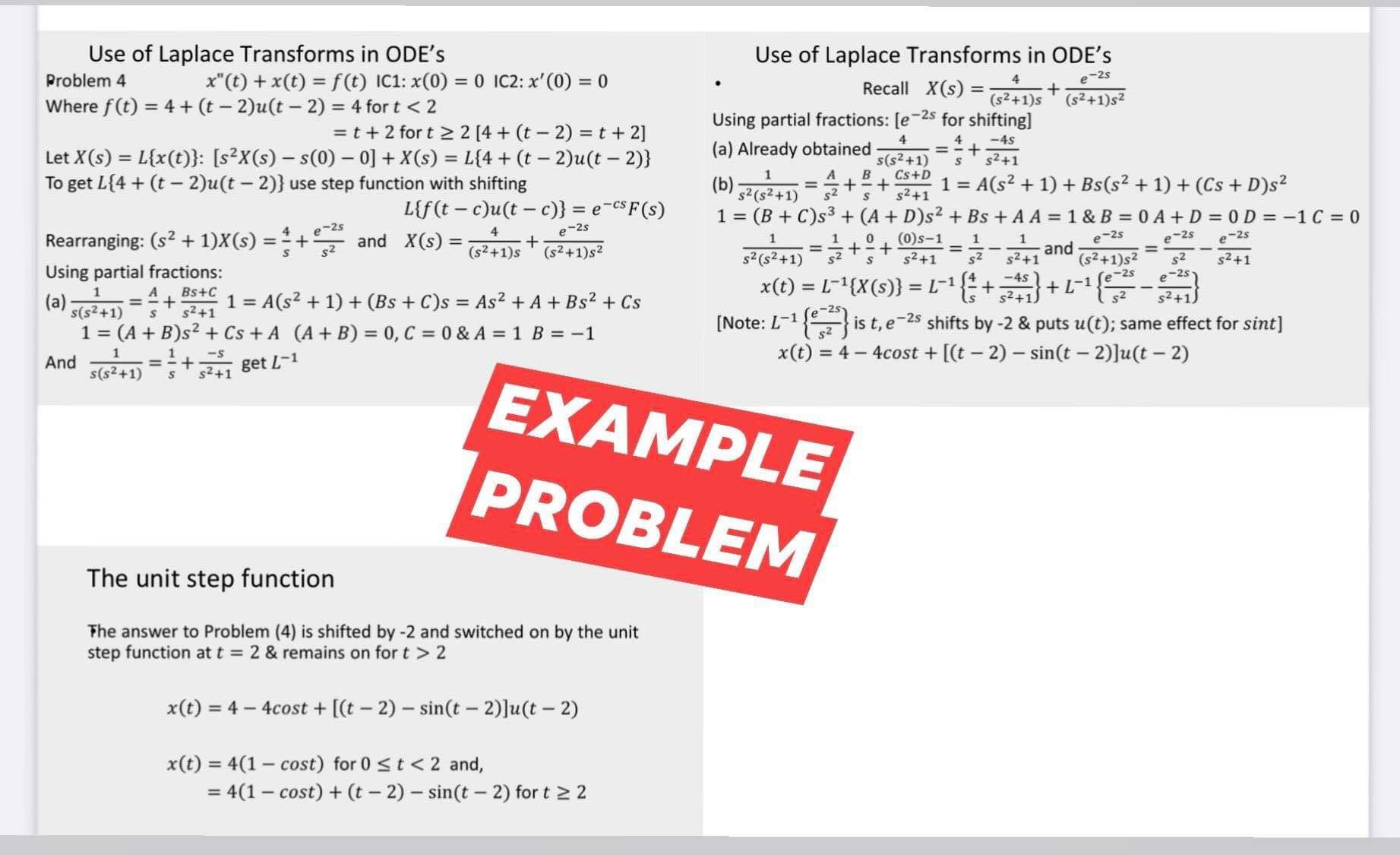 Solved Problem: Use convolution notation with * and set up | Chegg.com
