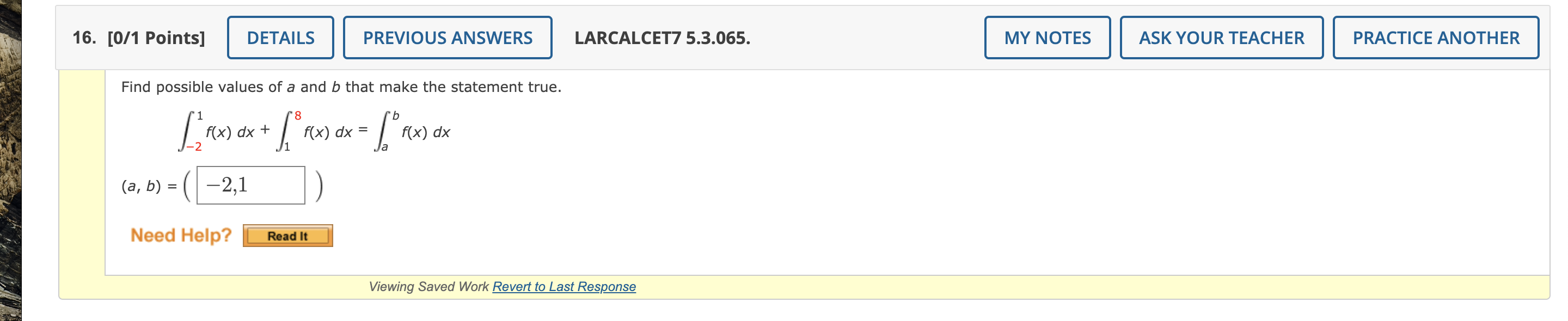 Solved Find Possible Values Of A And B That Make The | Chegg.com