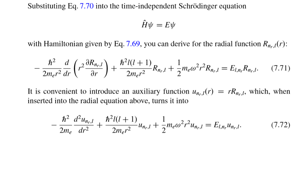 Solved Problem 98 Verify Eqs. 7.71 and 7.72 | Chegg.com