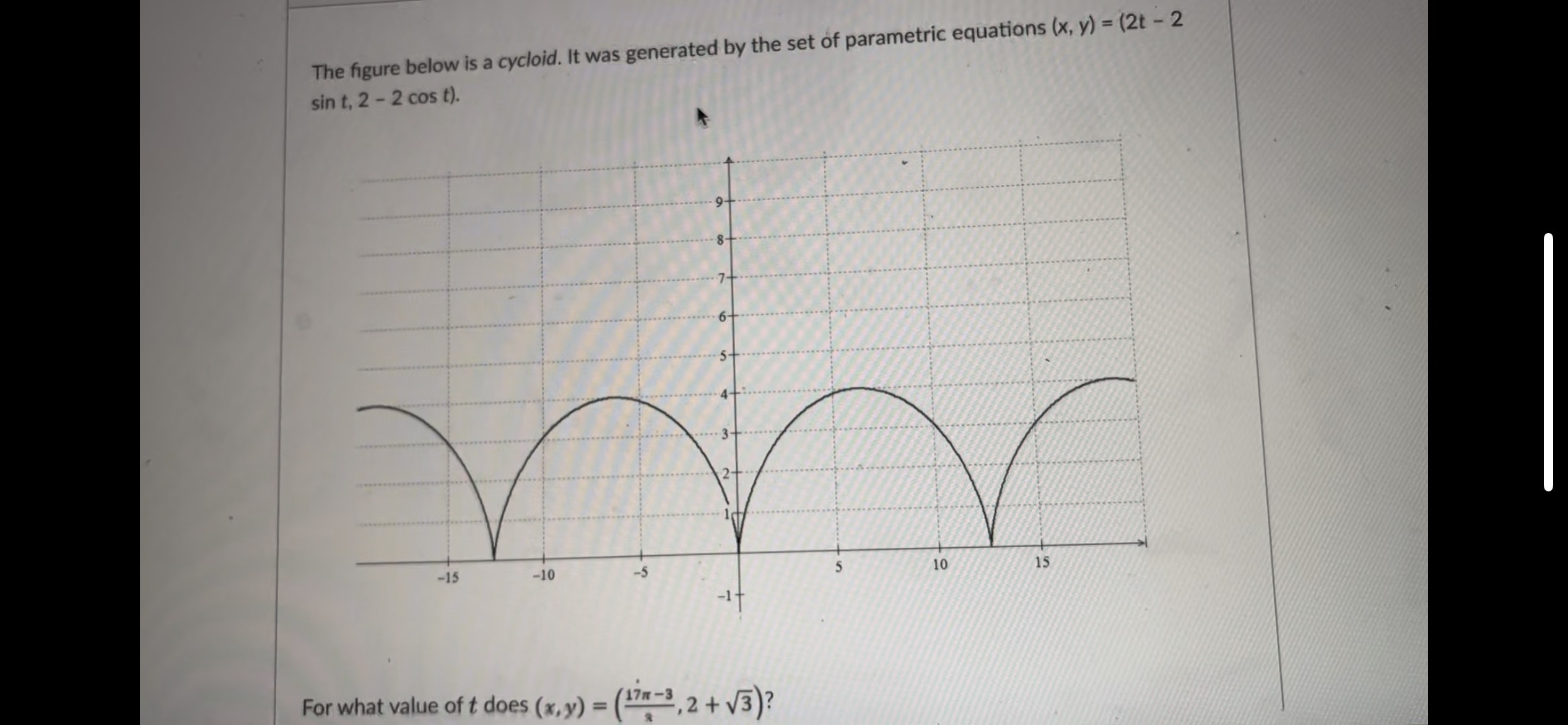 Solved The graph depicts the movements of two ships, the | Chegg.com