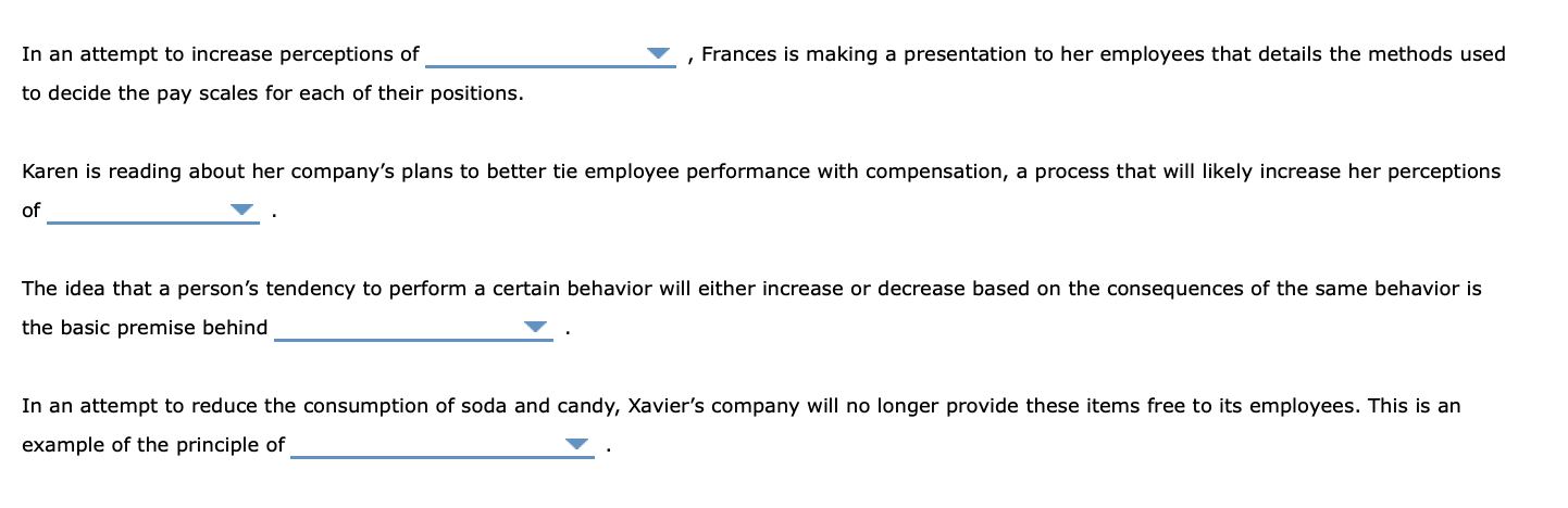 Solved In an attempt to increase perceptions of , Frances is | Chegg.com