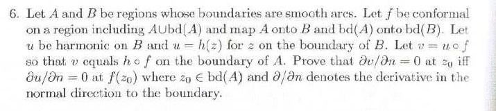 6. Let A And B Be Regions Whose Boundaries Are Smooth | Chegg.com