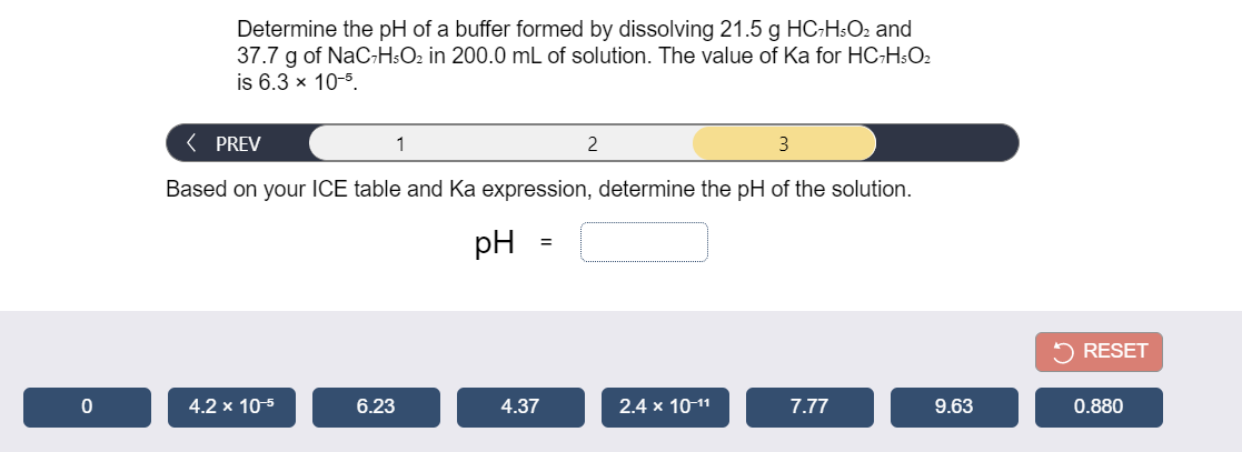 Solved Determine The PH Of A Buffer Formed By Dissolving | Chegg.com