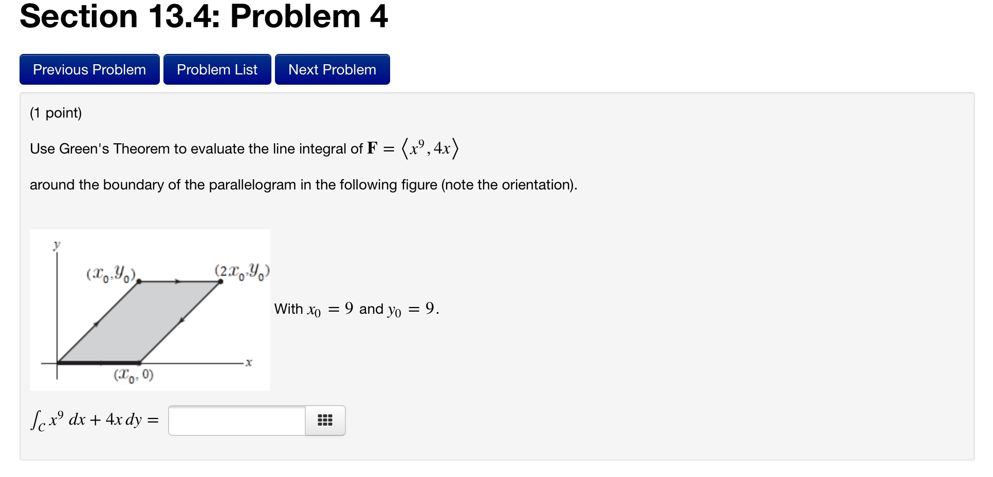 Solved Section 13.4: Problem 4 Previous Problem Problem List | Chegg.com