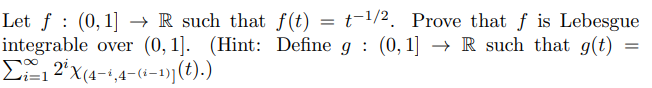 Solved Let F 0 1] → R Such That F T T 1 2 Prove That F