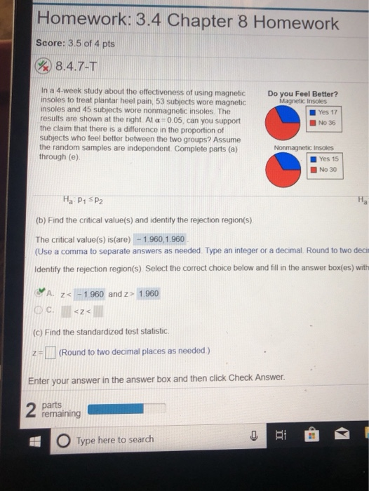 Solved Homework: 3.4 Chapter 8 Homework Score: 3.5 of 4 pts | Chegg.com