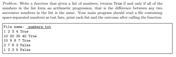 Solved In Python, without using While True; as compact as | Chegg.com