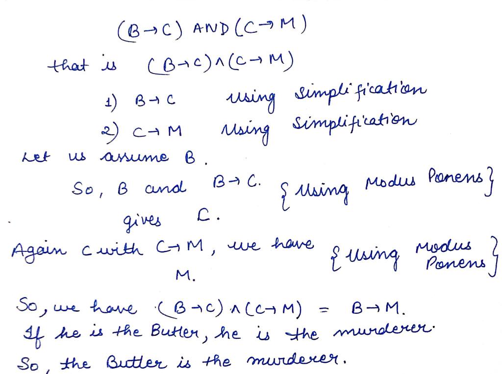 Solved Translate this into predicate logic, then show how | Chegg.com