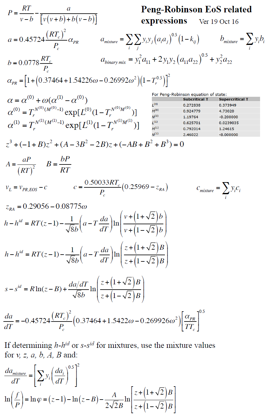 Chemical Engineering Problem Formula sheets attached. | Chegg.com