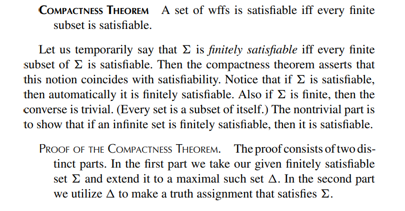 7. Carefully prove that the set Δ in the compactness | Chegg.com