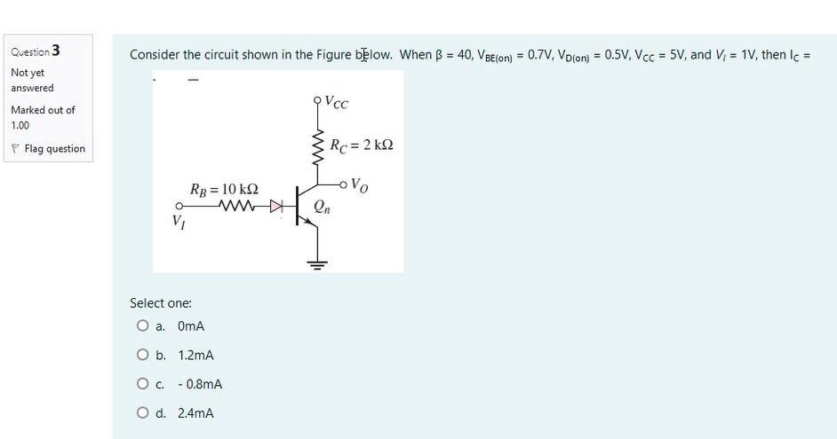 Solved Consider The Circuit Shown In The Figure Below. When | Chegg.com