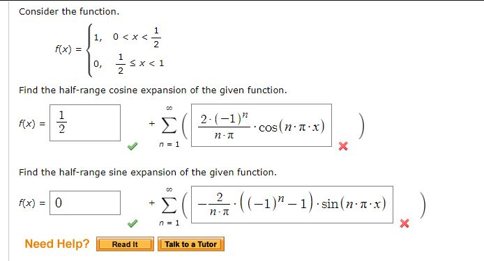 Solved Consider the function. 1 1, 0 | Chegg.com