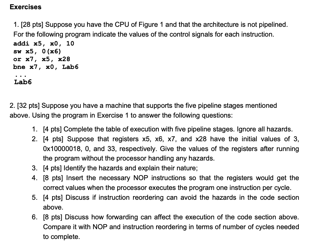 Solved Just need exercise 2 but posted exercise 1 for | Chegg.com