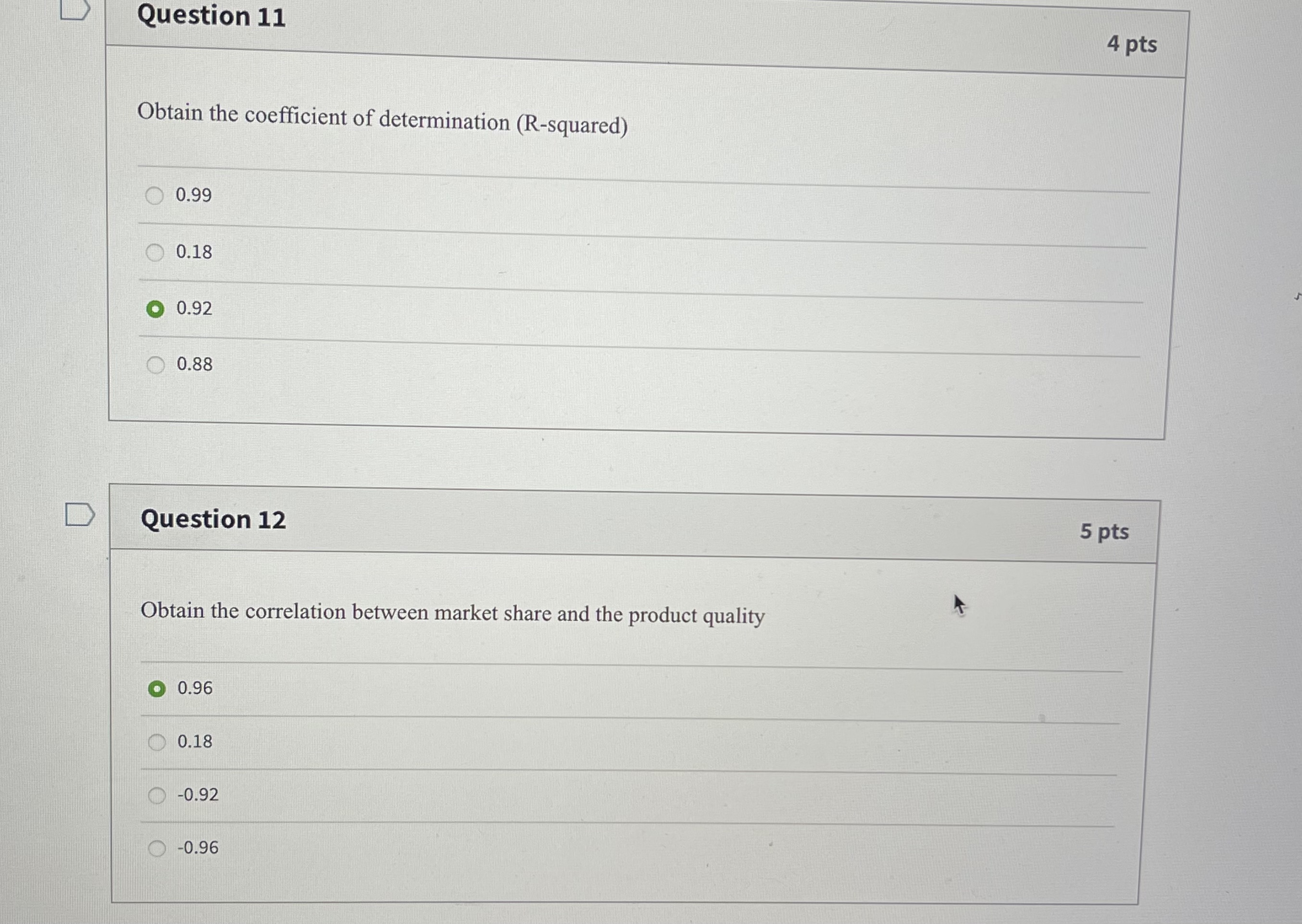 Solved Use the following to answer the next 10 questions. | Chegg.com