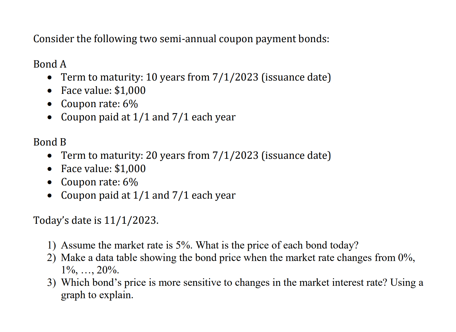 Solved Consider The Following Two Semi-annual Coupon Payment | Chegg.com