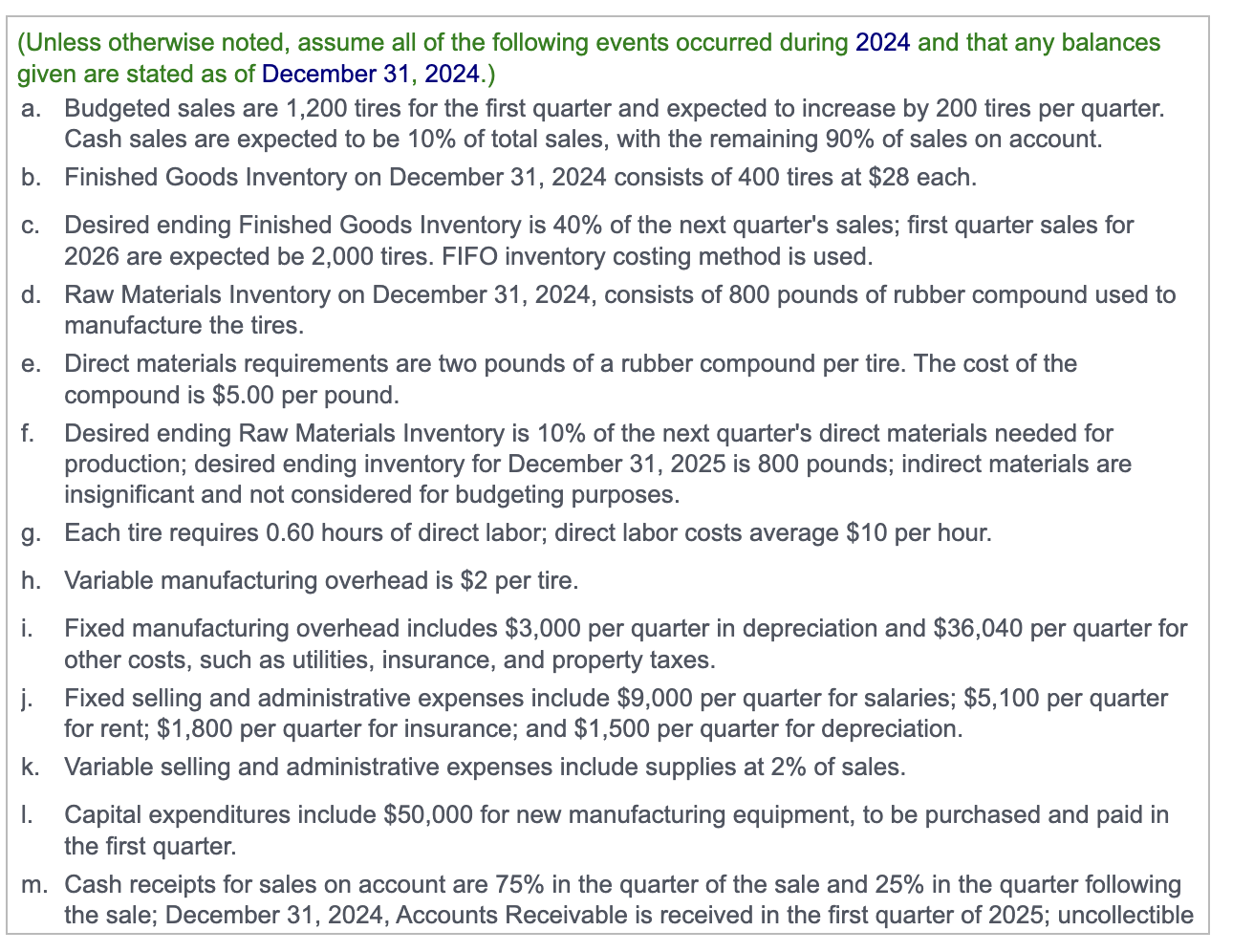 The Grady Tire Company manufactures racing tires for