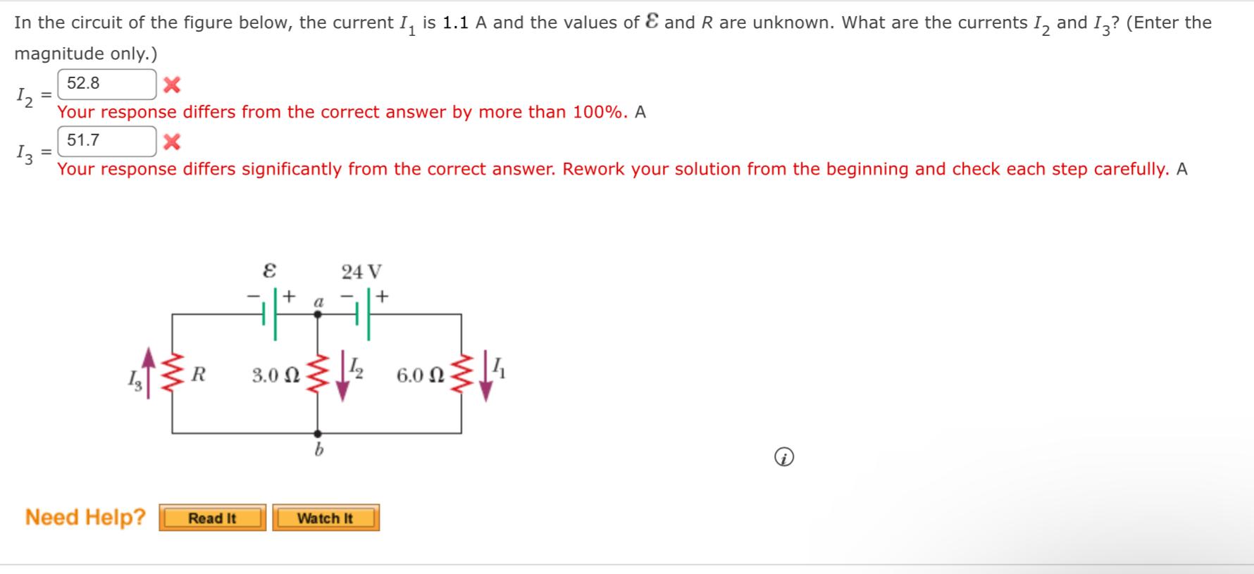 Solved In The Circuit Of The Figure Below, The Current I1 Is | Chegg.com