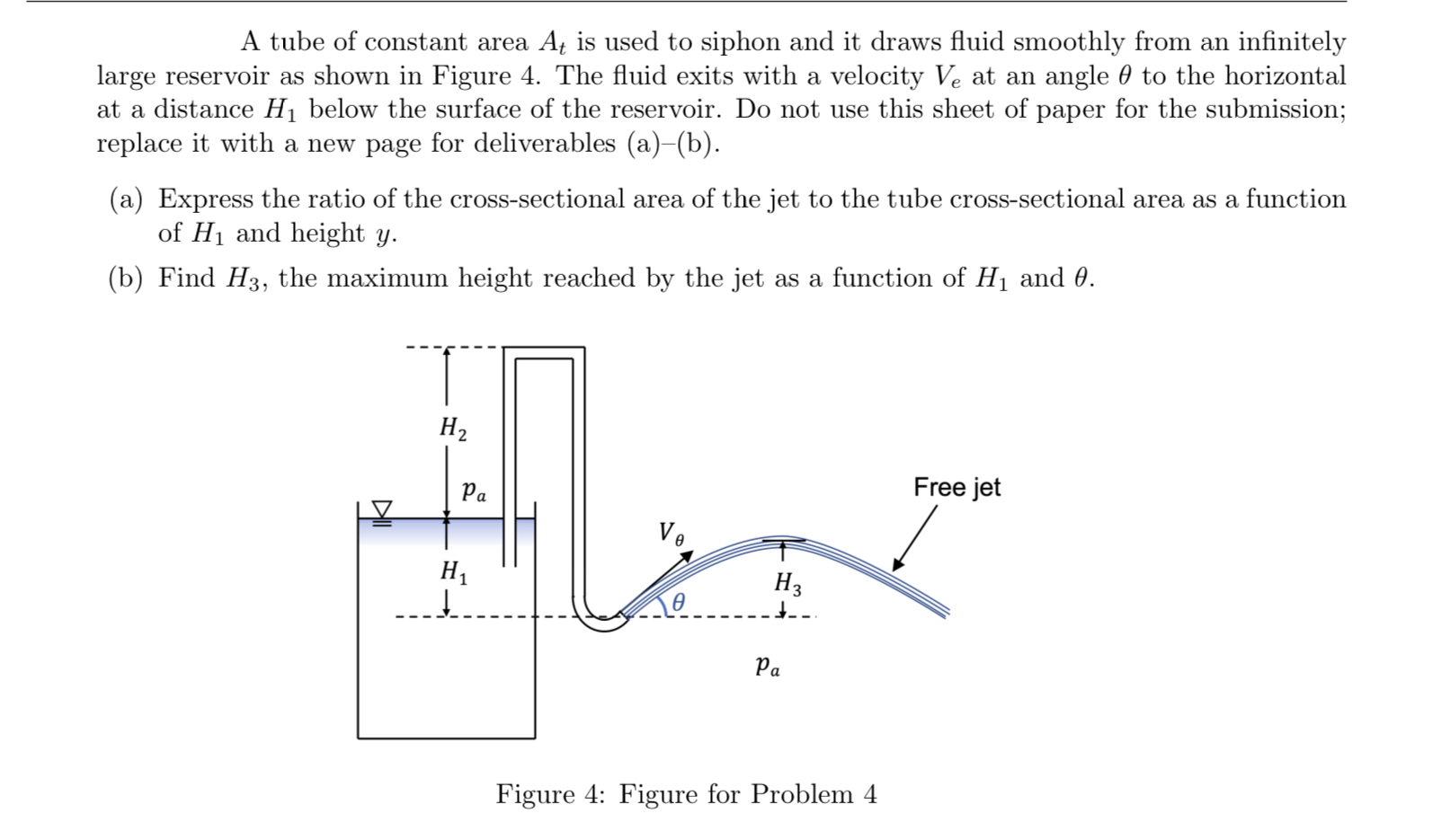 solved-a-tube-of-constant-area-a-t-is-used-to-siphon-and-chegg