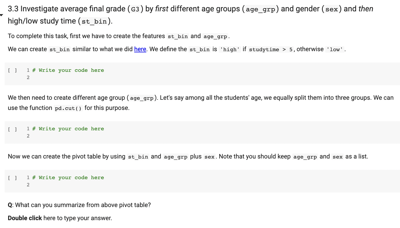 Solved Task 3: Pivot Tables (15 points) We use MS Excel and | Chegg.com