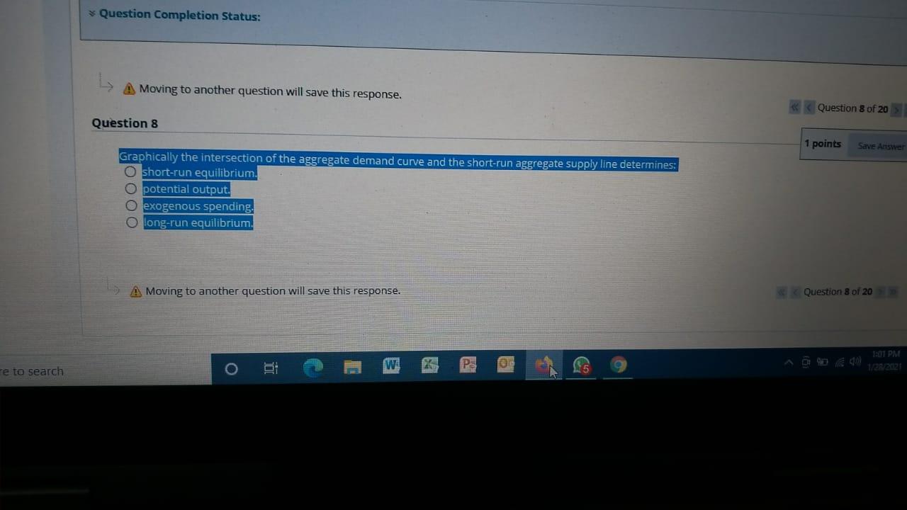 Solved Question Completion Status: Question 2 2 points Save | Chegg.com