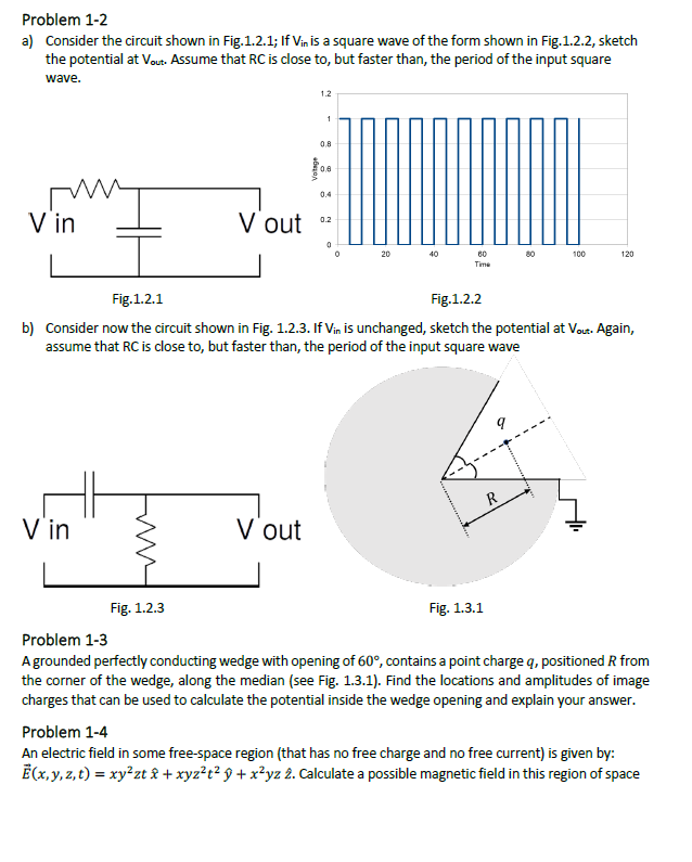 Solved Problem 1-2 a) Consider the circuit shown in | Chegg.com