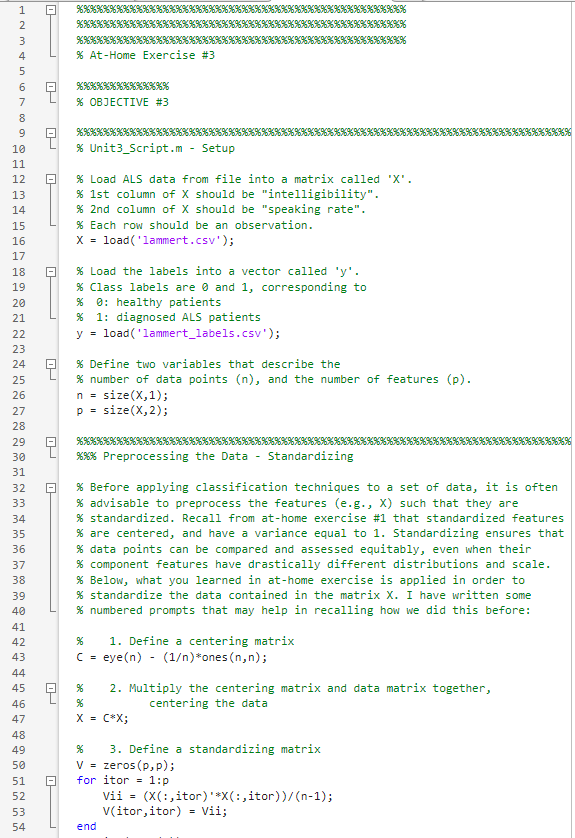 Solved At-Home Exercise \#3 Focus: Classification for Speech | Chegg.com