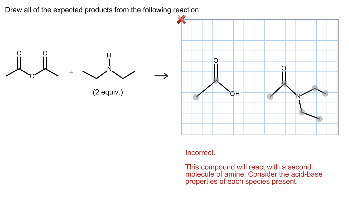 draw all of the expected products from the reaction robinburton