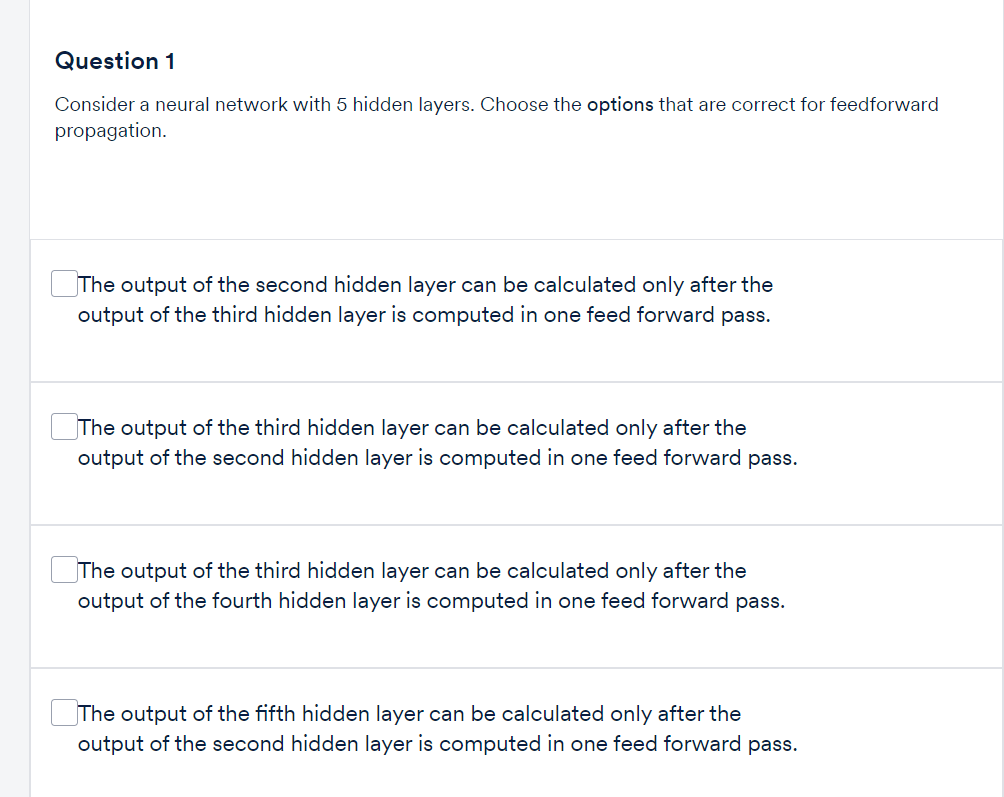 Solved Consider a neural network with 5 hidden layers. | Chegg.com