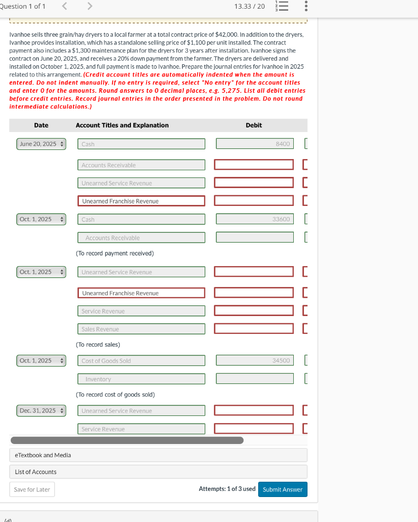 Solved Ivanhoe Ranch \& Farm is a distributor of ranch and