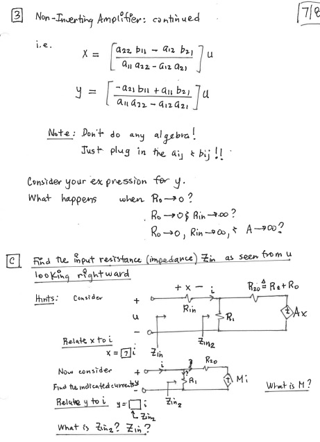 3 Analysis of Non-Irverting Amplifier 618 Consider | Chegg.com