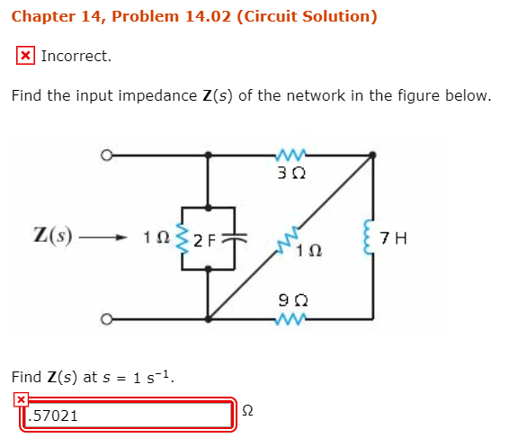Solved Chapter 14, Problem 14.02 (Circuit Solution) x | Chegg.com