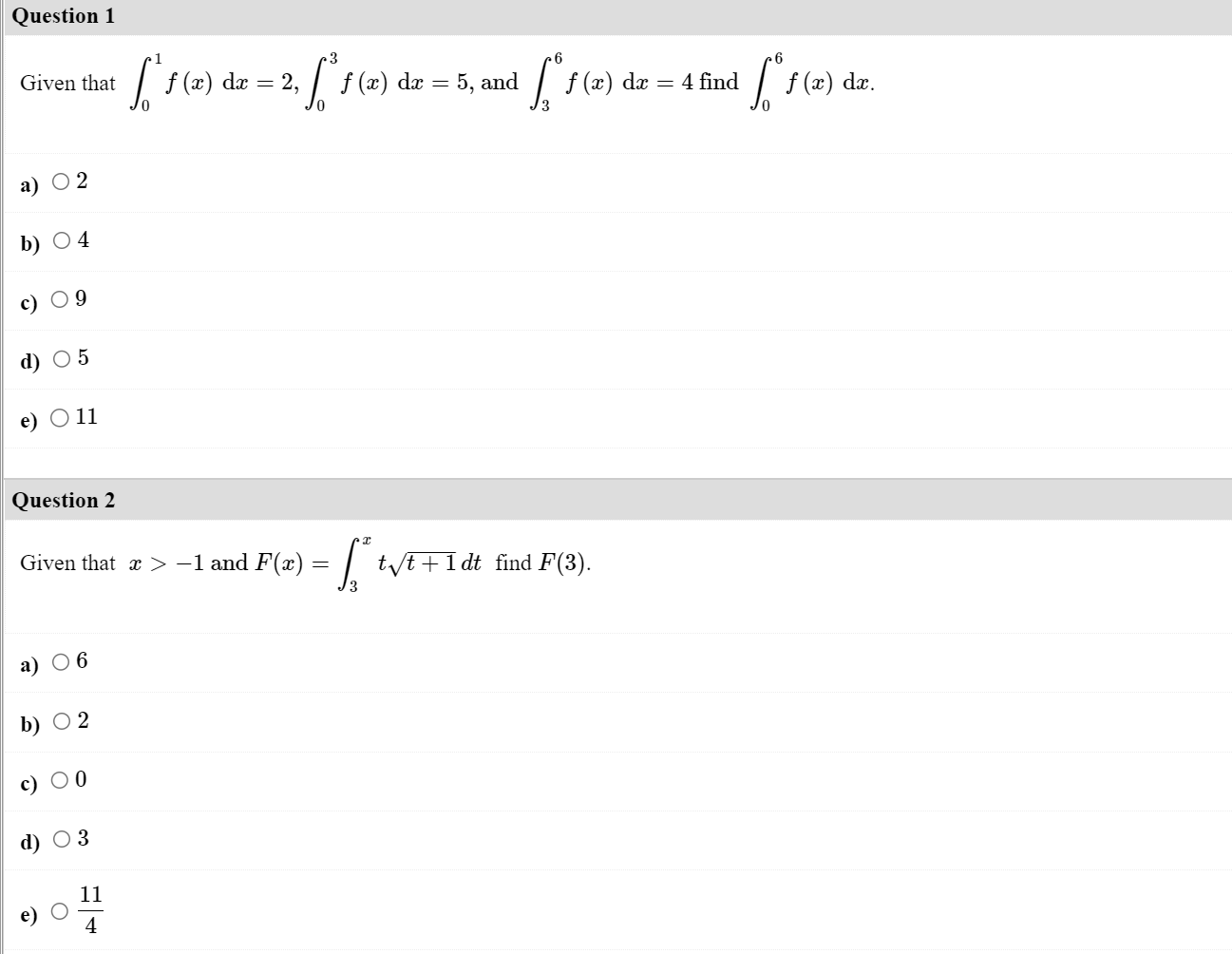 Solved Suppose ∫34f(x)dx=−10 and ∫46f(x)dx=10,∫34g(x)dx=4