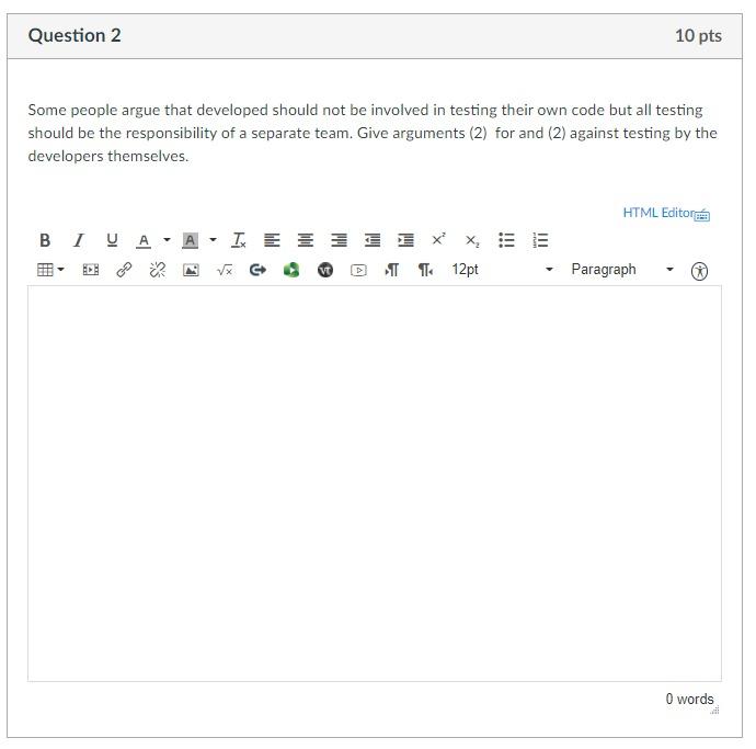 Solved Question 2 10 pts Some people argue that developed | Chegg.com