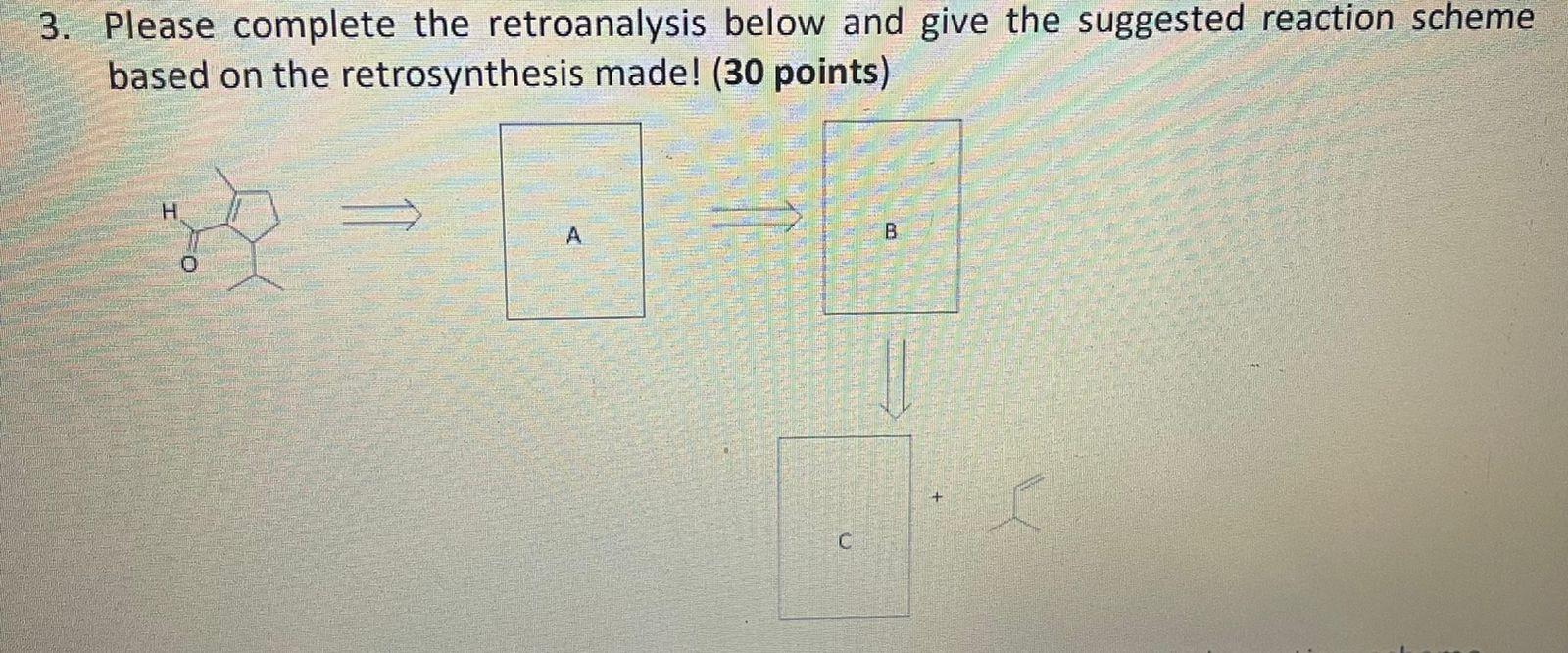 Solved 3. Please complete the retroanalysis below and give | Chegg.com