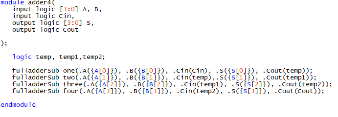 I am trying to create a 4-bit unsigned array | Chegg.com