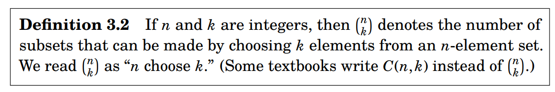 Solved 14. Suppose n,k e Z, and 0 sksn. Use Definition 3.2 | Chegg.com