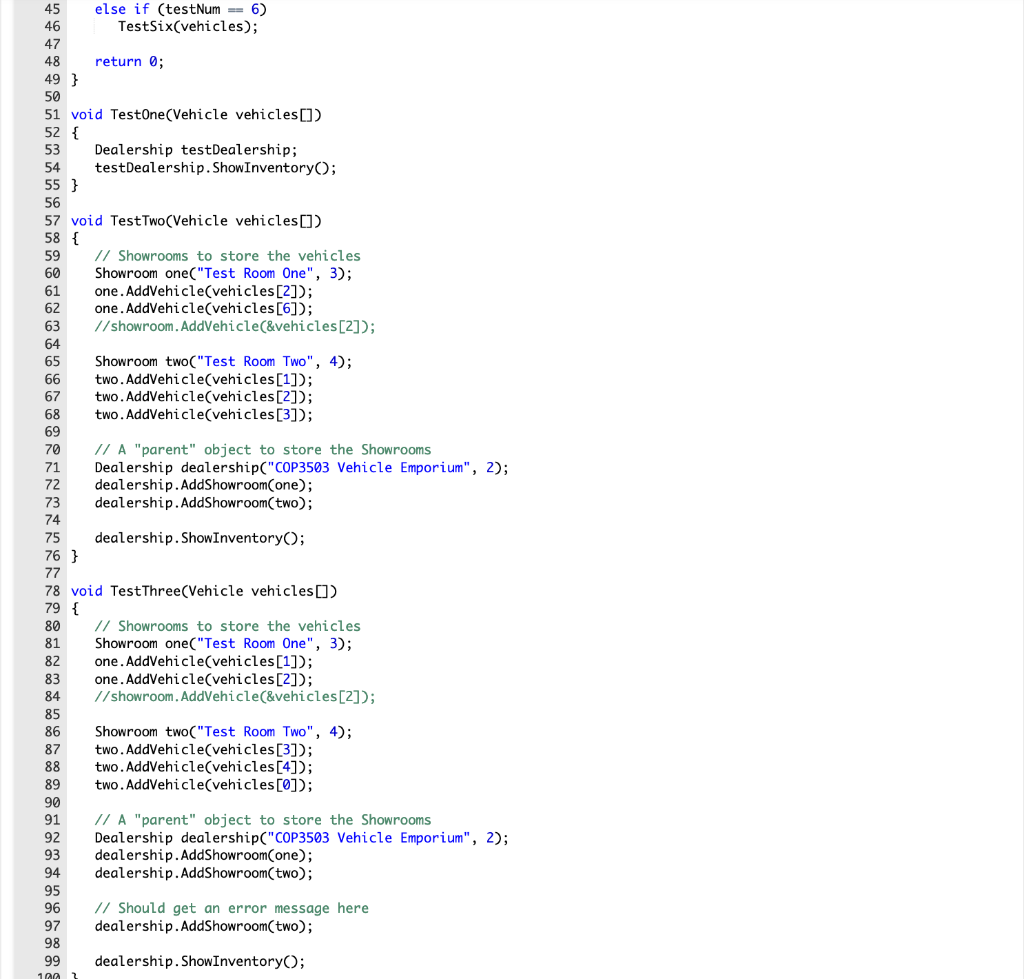 Solved Hi. I need help on my C++ homework. I just need help | Chegg.com