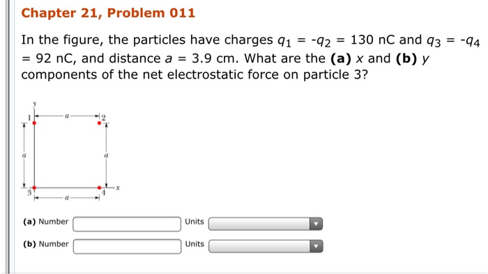 Solved In The Figure The Particles Have Charges Q1 Q2 1688