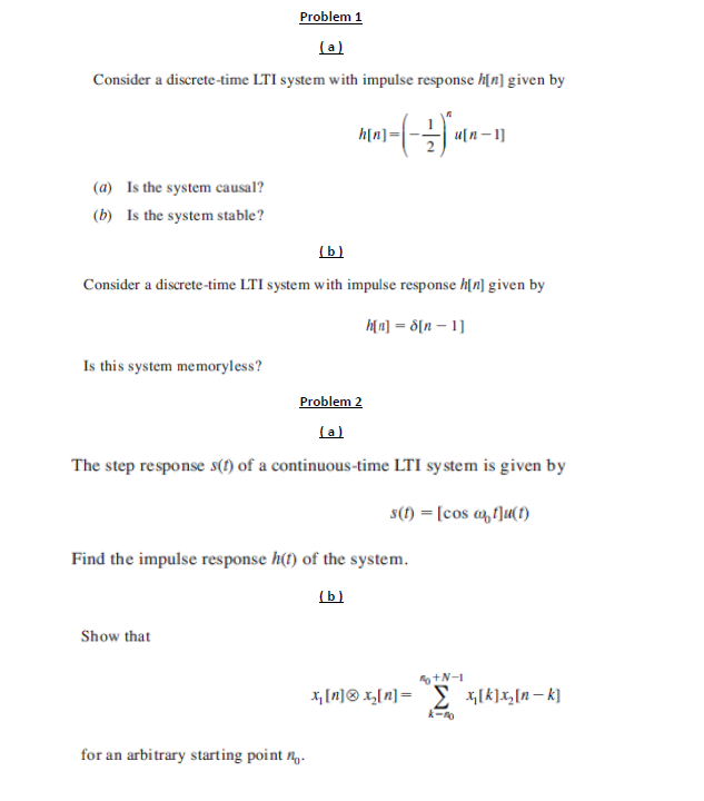 Solved Solve Problem 1 ﻿and 2both Parts A And B | Chegg.com