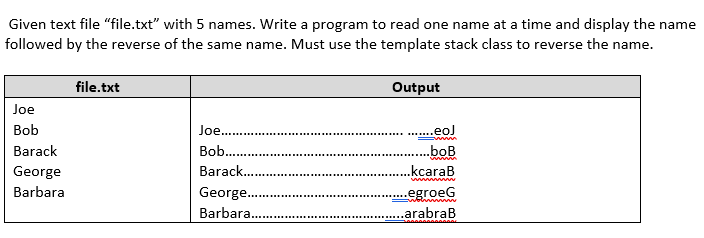Solved Given text file 