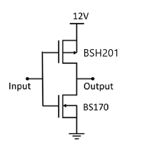 12V BSH201 Input Output BS170 1. Input capacitance | Chegg.com