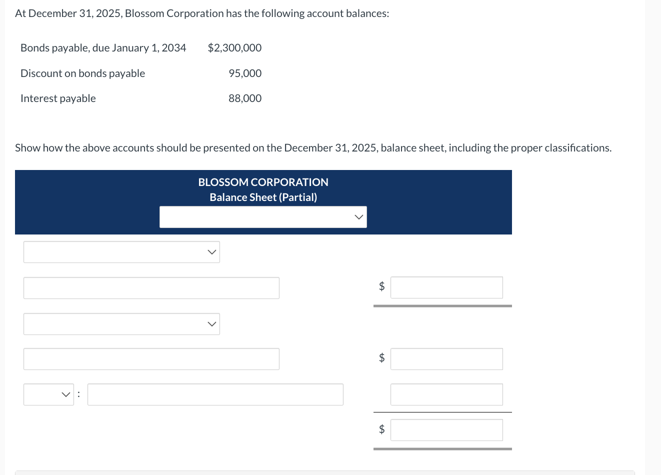 solved-at-december-31-2025-blossom-corporation-has-the-chegg