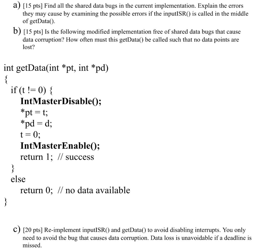 Solved Hi, I Was Able To Answer A And B Of This Question. | Chegg.com